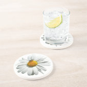 ビーオンデイジーアラスカ夏の自然写真 コースター (側面)