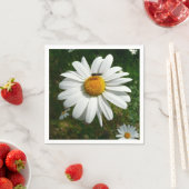 ビーオンデイジーアラスカ夏の自然写真 スタンダードカクテルナプキン (インサイチュ)