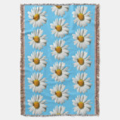 ビーオンデイジーアラスカ夏の自然写真 スローブランケット (正面縦)