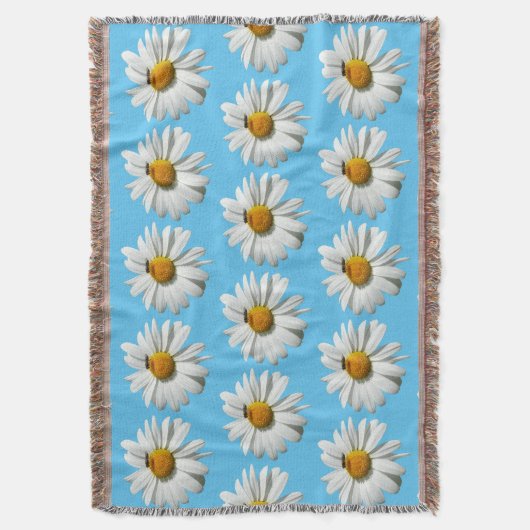 ビーオンデイジーアラスカ夏の自然写真 スローブランケット (正面縦)