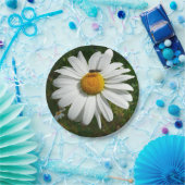 ビーオンデイジーアラスカ夏の自然写真 ペーパープレート (パーティー)