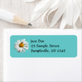 ビーオンデイジーアラスカ夏の自然写真 ラベル (インサイチュ)