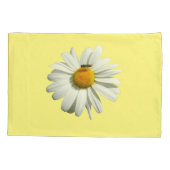 ビーオンデイジーアラスカ夏の自然写真 枕カバー (裏面)