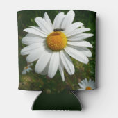 ビーオンデイジーアラスカ夏の自然写真 缶クーラー (裏面)