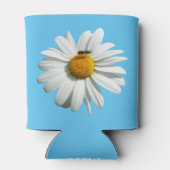 ビーオンデイジーアラスカ夏の自然写真 缶クーラー (裏面)