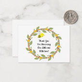 ビーオンドードルフローラサンキューカード ノートカード (正面/裏面インサイチュ)