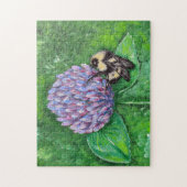 ビーオンパープルクローバー絵を描ズ ジグソーパズル (縦)