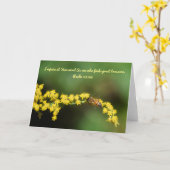 ビーオンフラムス聖なる書物、 経典カード詩篇119:162 カード (黄色い花)