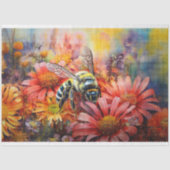 ビーオンフラワー鮮やかズ3デクページティッシュペーパー 薄葉紙 (正面)