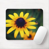 ビーオンブラックアイドスーザンフラワー マウスパッド (マウス)