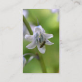 ビーオンブルーベルフラワービジネスカード 名刺 (裏面)