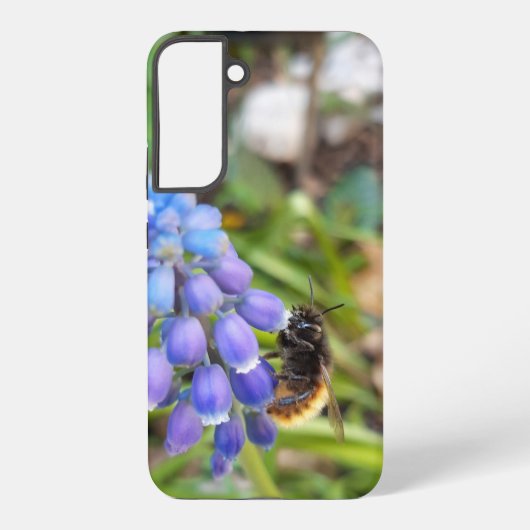 ビーオンムスカリArmeniacumグレープヒヤシンス Samsung Galaxyケース (裏面)
