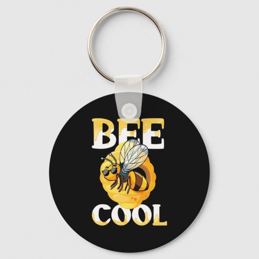 ビーカッコいい キーホルダー (正面)