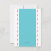 ビーカップルキッズバレンタインデーパーティの招待状 招待状 (裏面)