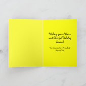 ビーカメリーット（昆虫）マルハナバチクリスマス シーズンカード (内部)