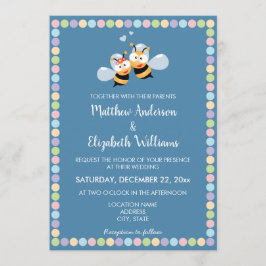 ビーカラフルズのおすすめ結婚で可愛い 招待状