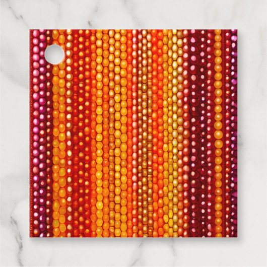 ビーカラフルズアートギフトラベル フェイバータグ (正面)