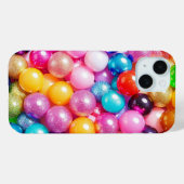 ビーカラフルバきらめくポップ・アートのーズ Case-Mate iPhoneケース (裏面 (横))