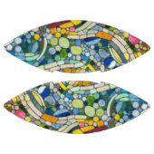 ビーカラフルブルズモザイクアート アメリカンフットボール (パネル)