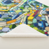 ビーカラフルブルズモザイクアート シェルパブランケット (3/4)