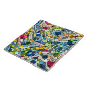 ビーカラフルブルズモザイクアート タイル (側面)