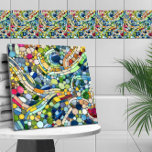 ビーカラフルブルズモザイクアート タイル<br><div class="desc">ビーカラフルブルズモザイクアート</div>