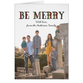 ビーカラフルホリメリーーフォトカード