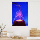 ビーカーとチューブ ポスター (キッチン)