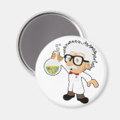 ビーカー付き科学者 マグネット (正面/裏面)