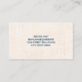 ビーカー |化学 |バイオテクノロジー 名刺 (裏面)