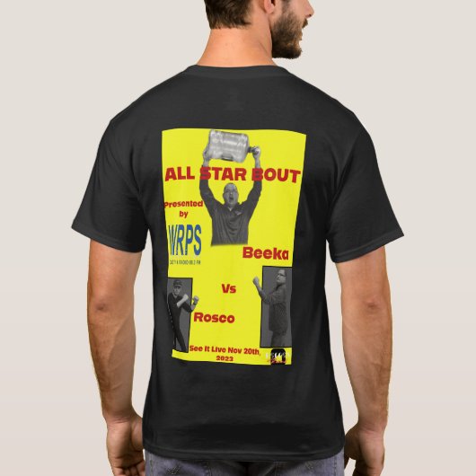 ビーカ対ロスコ Tシャツ (裏面)