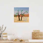 ビーガニズムのウォールアートの緑の芽 ポスター (キッチン)