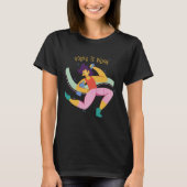 ビーガンおもしろいウォッカ Tシャツ (正面)