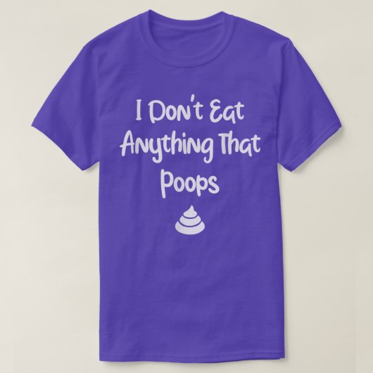 ビーガンおもしろいシャツ Tシャツ (デザイン正面)