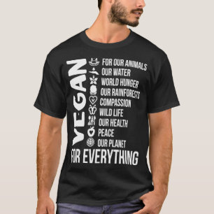 ビーガンすべて救の惑星の地球の日のヴェゲタル Tシャツ