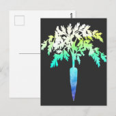 ビーガンとベジタリアンのためのハーブのニンジンの贈り物 ポストカード (正面/裏面)