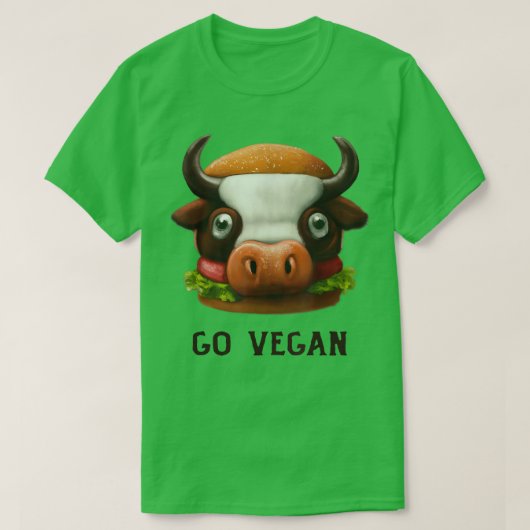 ビーガンとベジタリアンVegivore植物ベースの野菜 –  Tシャツ (デザイン正面)