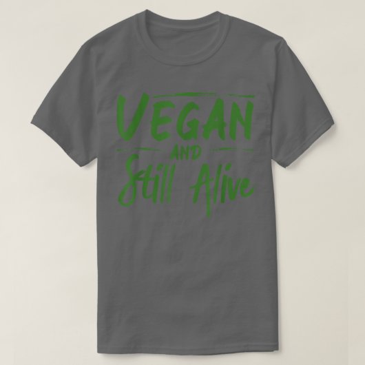 ビーガンと静物ベジタリアン生活 Tシャツ (デザイン正面)