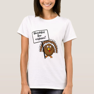 ビーガンのために感謝している! Tシャツ
