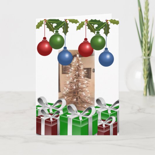 ビーガンのためのメリークリスマス シーズンカード (正面)