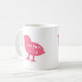 ビーガンのひよこのマグ コーヒーマグカップ (正面左)