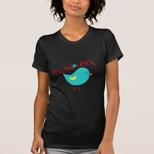 ビーガンのひよこ Tシャツ (正面)