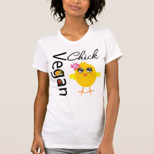 ビーガンのひよこ Tシャツ