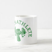 ビーガンのアスリートのマグ コーヒーマグカップ (中央)