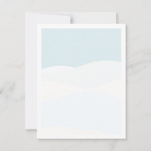 ビーガンのクリスマス素敵な子豚とプレゼント カード (裏面)