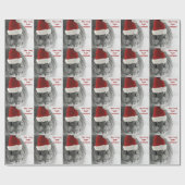 ビーガンのクリスマス ラッピングペーパー (フラット)