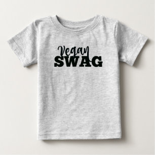 ビーガンのスワッグのベビーのjersey ベビーTシャツ