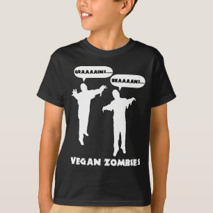 ビーガンのゾンビ Tシャツ
