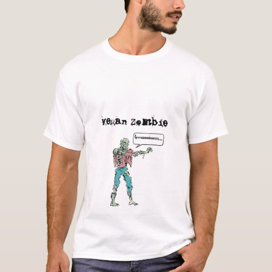 ビーガンのゾンビ Tシャツ (正面)