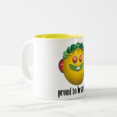 ビーガンのマグがあること誇りを持った ツートーンマグカップ (正面左)